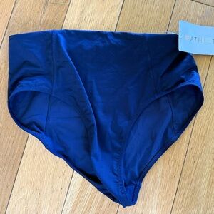 NWT Athleta Deep Blue Swimwear Bottom size medium